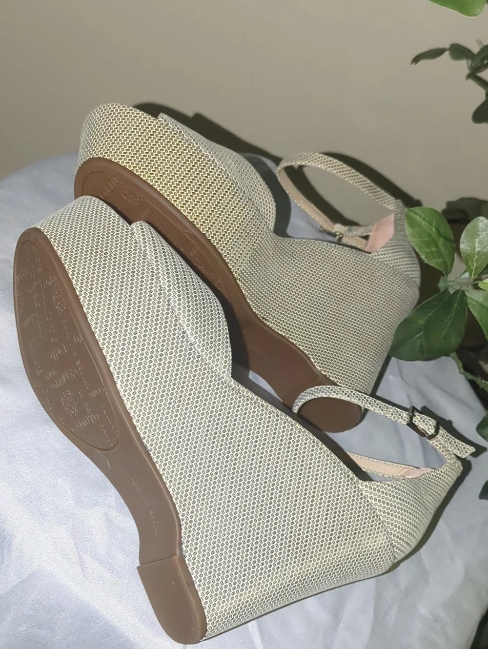 Vince Camuto Platform Ankle-Strap Sandals- Never Worn